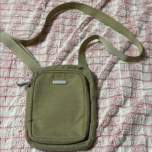 Baggallini Khaki Messenger Bag